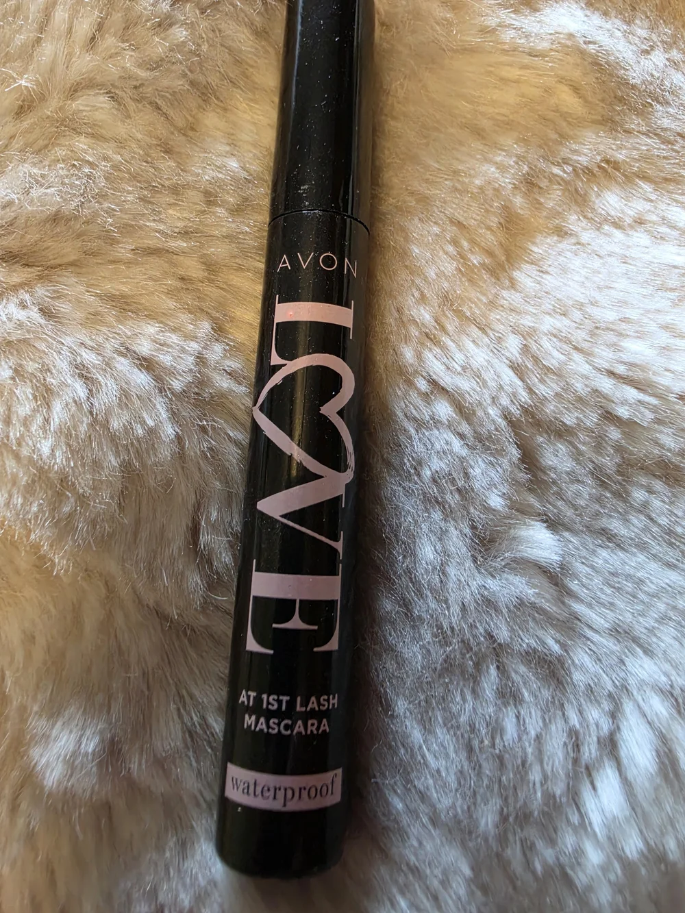 Avon LOVE Mascara — Black with Pink Logo